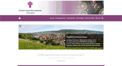 Desktop Screenshot of ev-kirche-esslingen.de